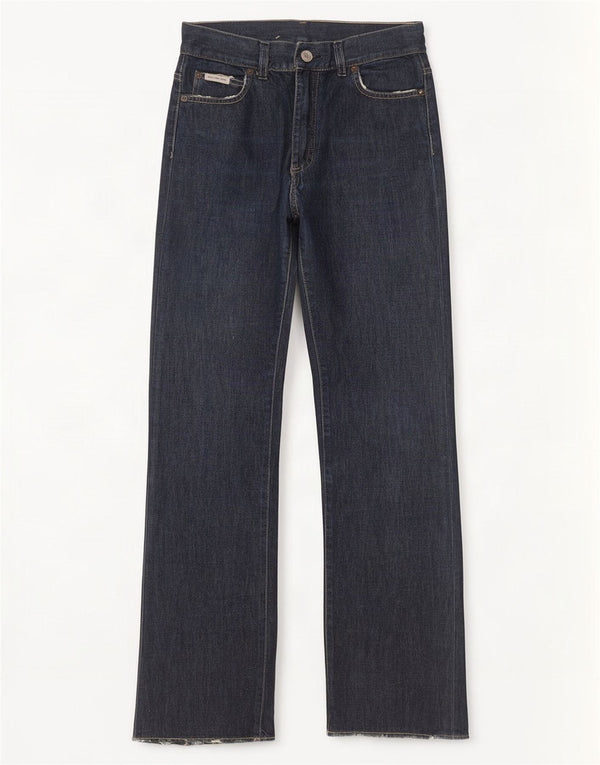 Vaqueros rectos Calvin Klein para mujer W27 L32 Algodón azul marino