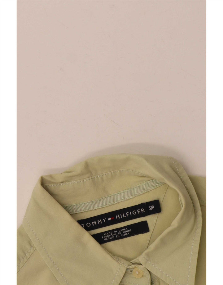 Camisa Tommy Hilfiger Mujer UK 10 Small Amarillo