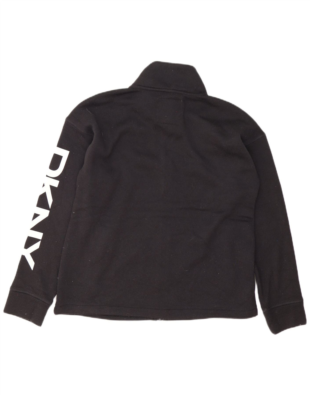 Dkny Chaqueta superior de chándal con gráfico para hombre Poliéster negro mediano
