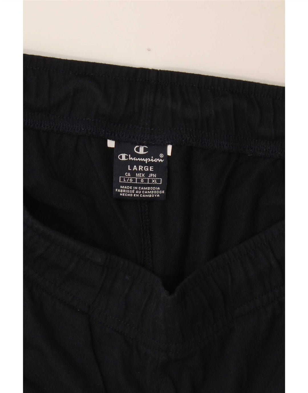 Champion Shorts deportivos con gráficos para hombre, talla grande, azul marino