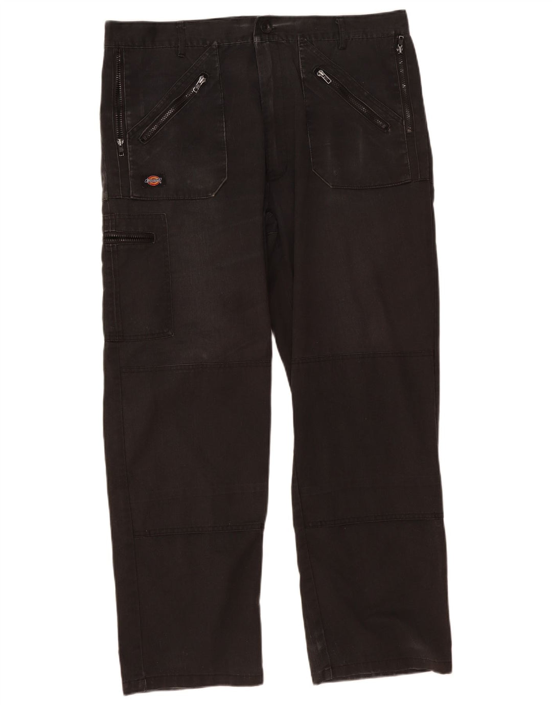 Dickies Hombre Pantalones Cargo Rectos W40 L30 Negro