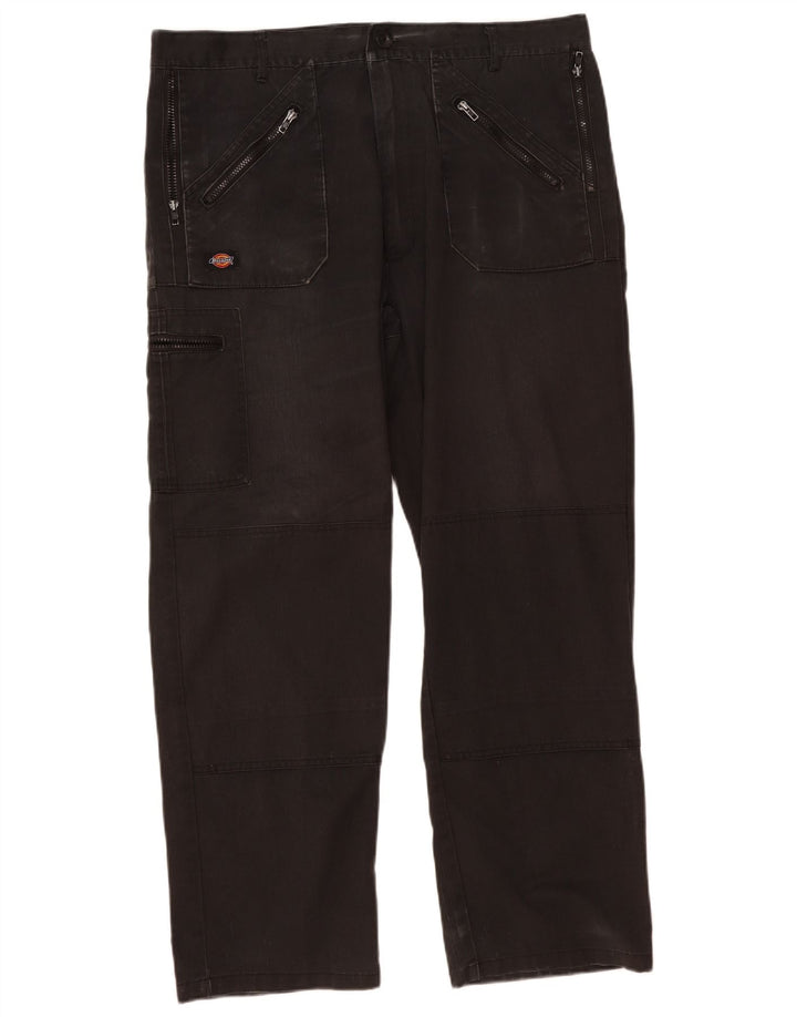 Dickies Hombre Pantalones Cargo Rectos W40 L30 Negro