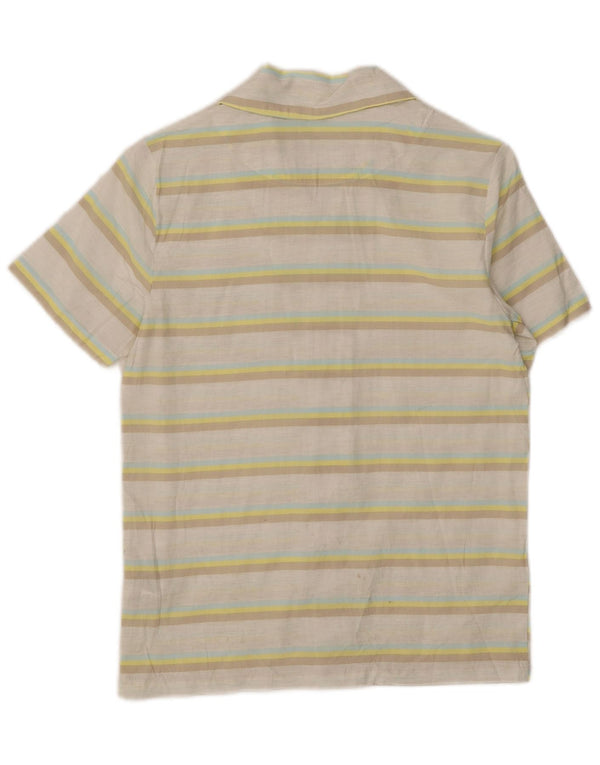 Hurley Camisa Manga Corta Niño 7-8 Años Algodón Rayas Multicolor