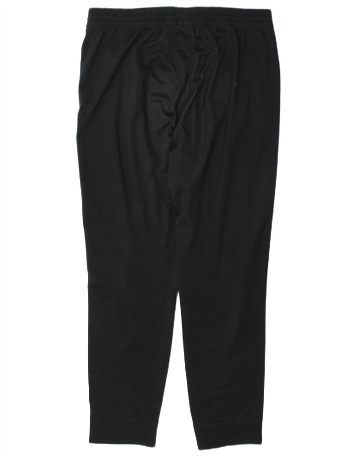 Adidas Hombre Pantalones De Chándal Joggers Grande Negro Poliéster