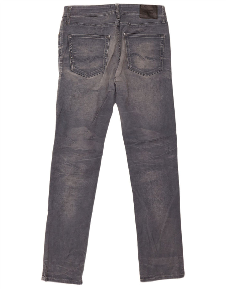 Jack & Jones Tim Slim Jeans para Hombre W34 L34 Algodón Gris