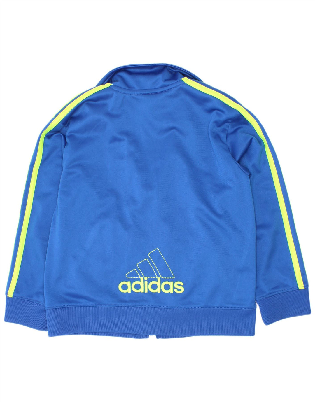 Adidas Boys Graphic Chándal Top Chaqueta 4-5 Años Azul Poliéster