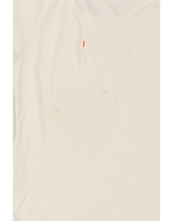 PUMA Womens Graphic T-Shirt Top UK 12 Medium White | Vintage Puma | Thrift | Second-Hand Puma | Used Clothing | Messina Hembry 