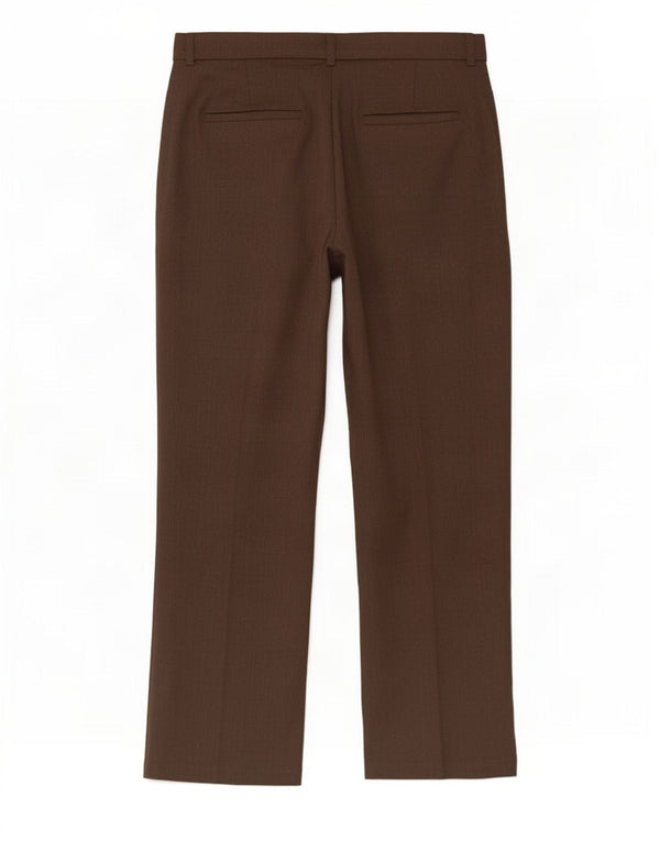 Marks & Spencer Pantalones de traje rectos para mujer UK 40 Large W32 L29 Marrón