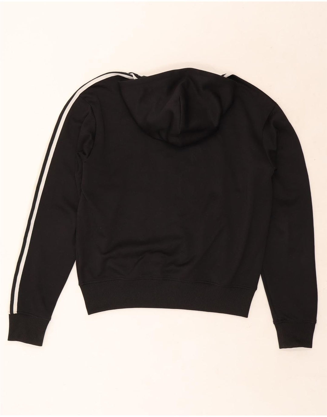 Adidas - Sudadera con capucha para hombre, talla grande, poliéster negro