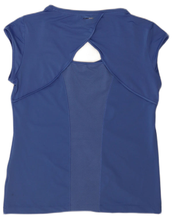 Adidas Mujer Climacool Camiseta Top UK 22 XL Azul Deportes