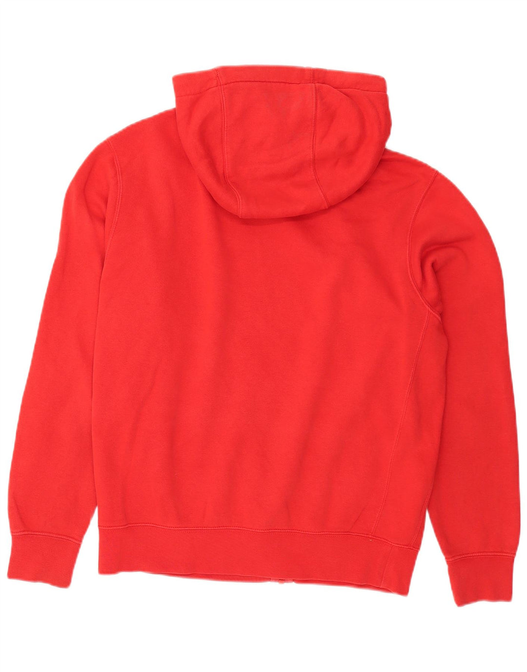 Nike - Sudadera con capucha y cremallera para hombre, talla pequeña, algodón rojo