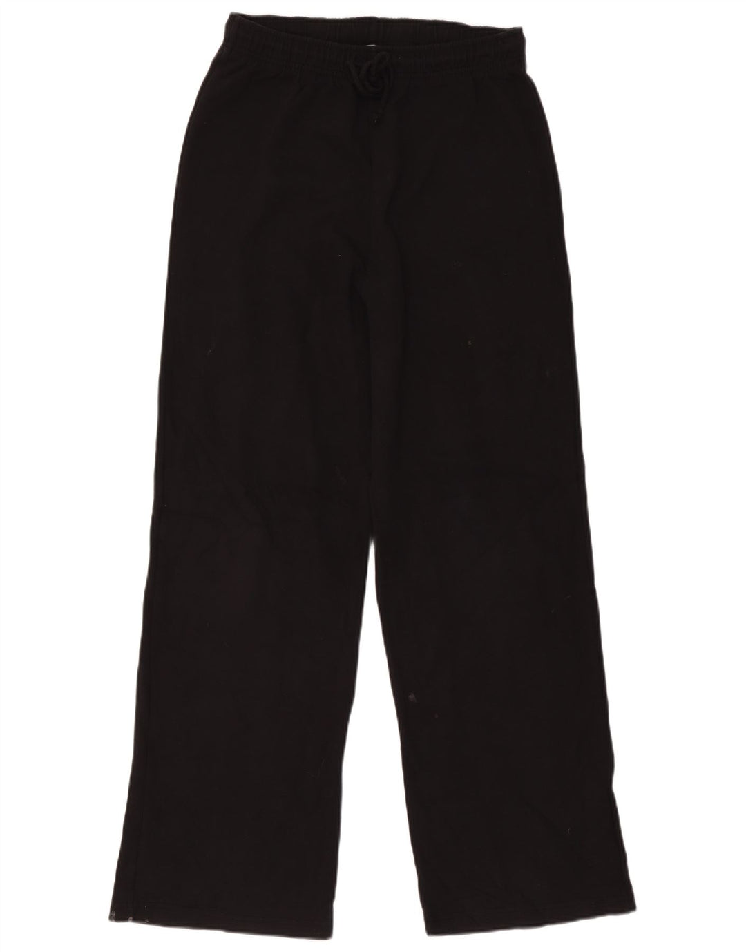 Zara Mujer Pantalones De Chándal UK 42 Mediano Negro Algodón