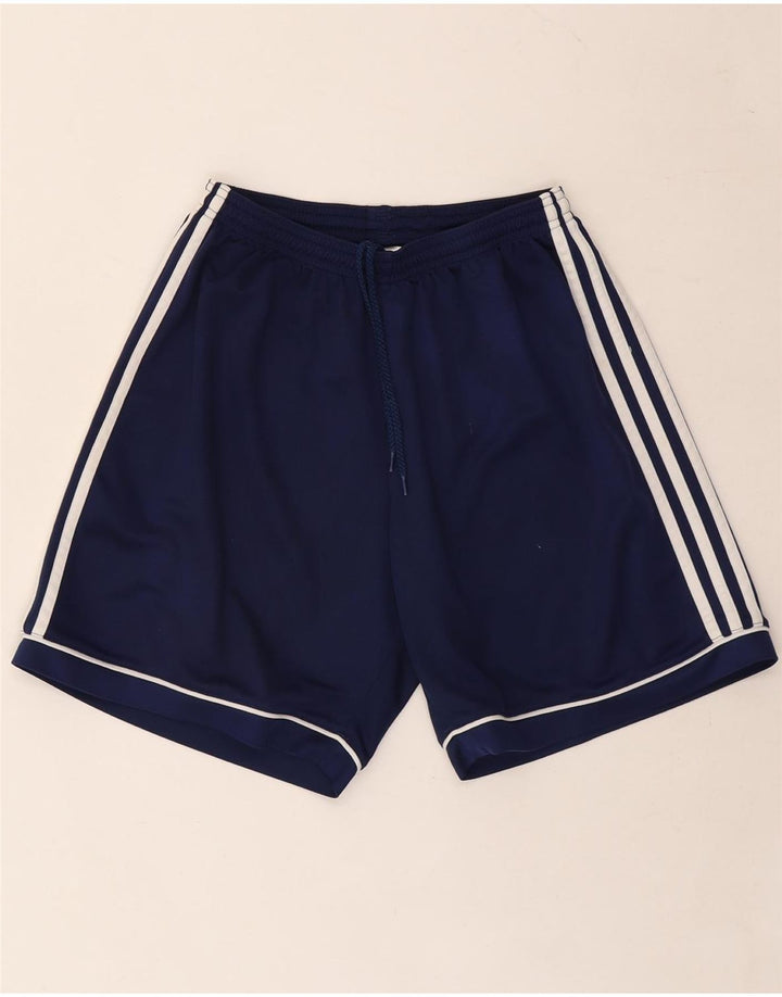Pantalones cortos deportivos NIKE Climalite para hombre Poliéster azul marino mediano