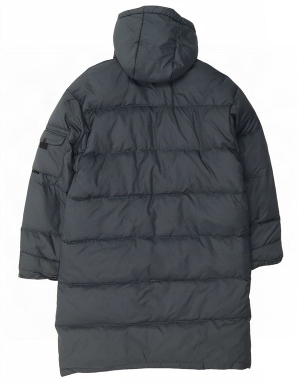 Diadora Abrigo acolchado con capucha para hombre UK 40 Large Poliamida azul marino