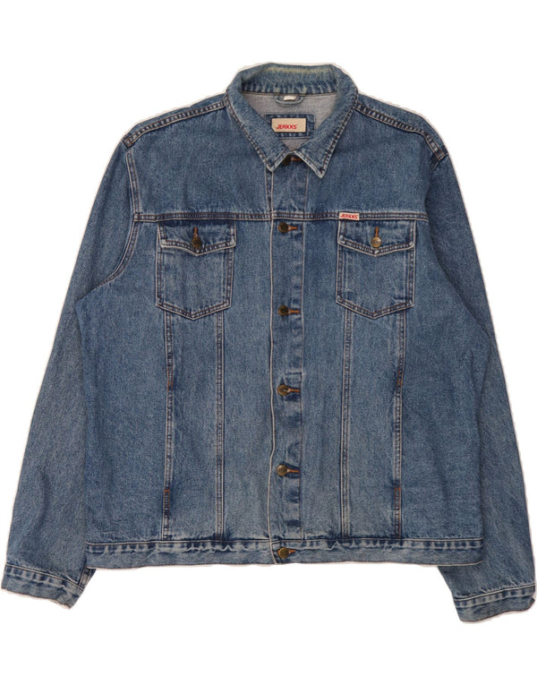 JEAXXS Chaqueta vaquera para hombre UK 46 3XL Azul