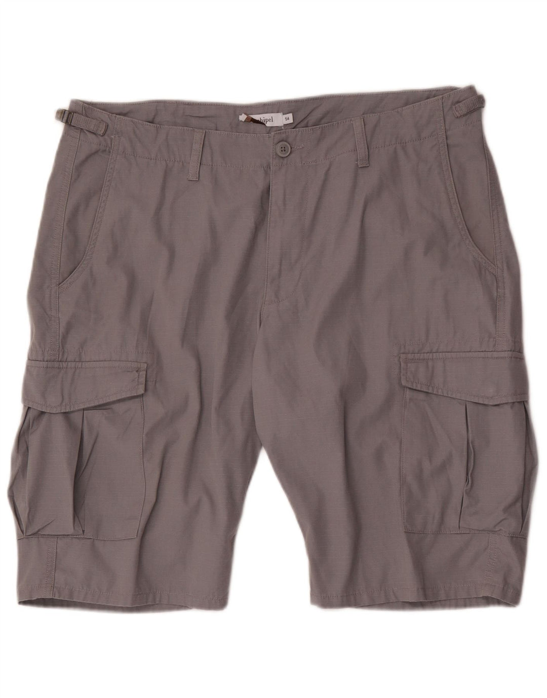 Conbipel Pantalones cortos cargo para hombre IT 54 2XL W38 Algodón a rayas grises