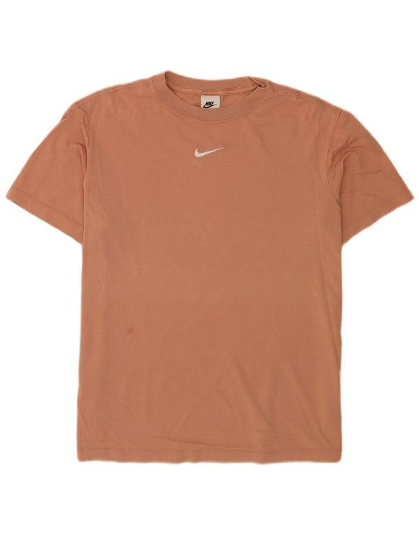 Nike - Camiseta holgada para hombre, talla pequeña, algodón rosa