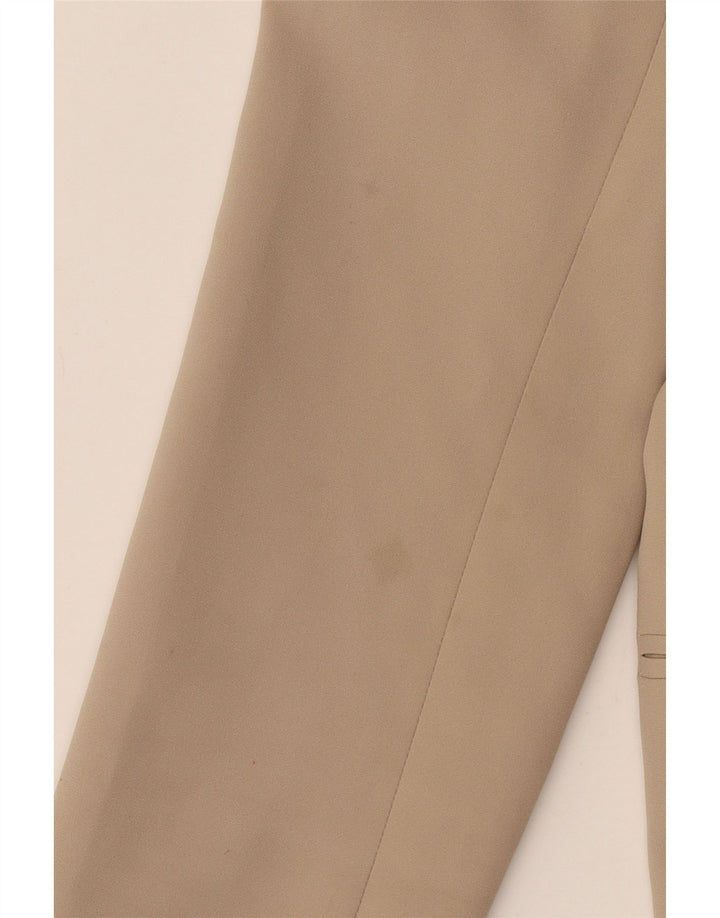 Benetton Chaqueta Americana De 1 Botón Para Mujer UK 42 Beige Mediano