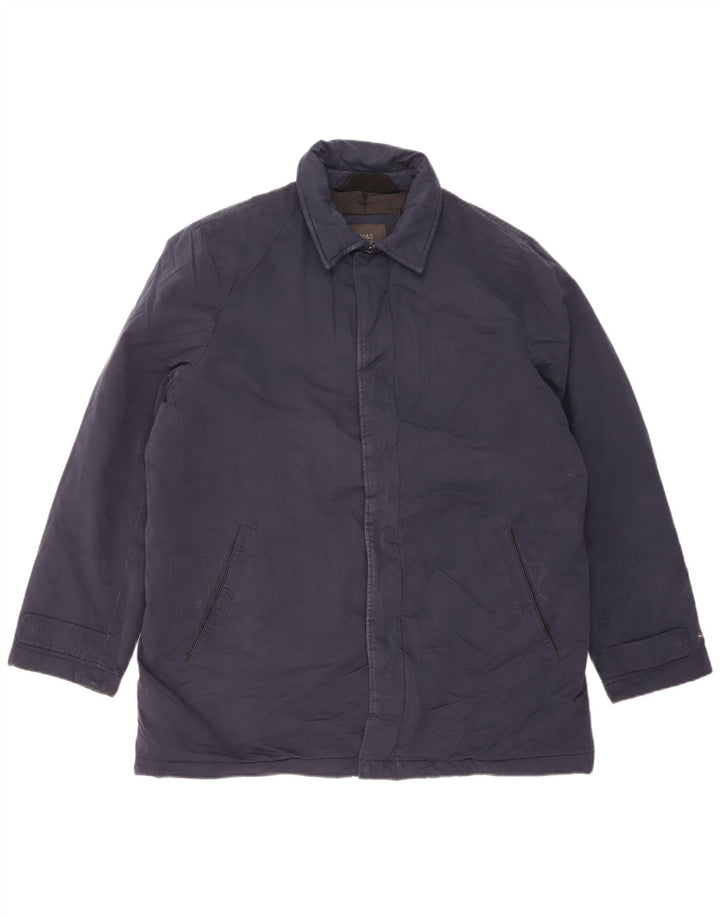 Marks & Spencer Chaqueta cortavientos para hombre UK 40 Grande Poliéster azul marino
