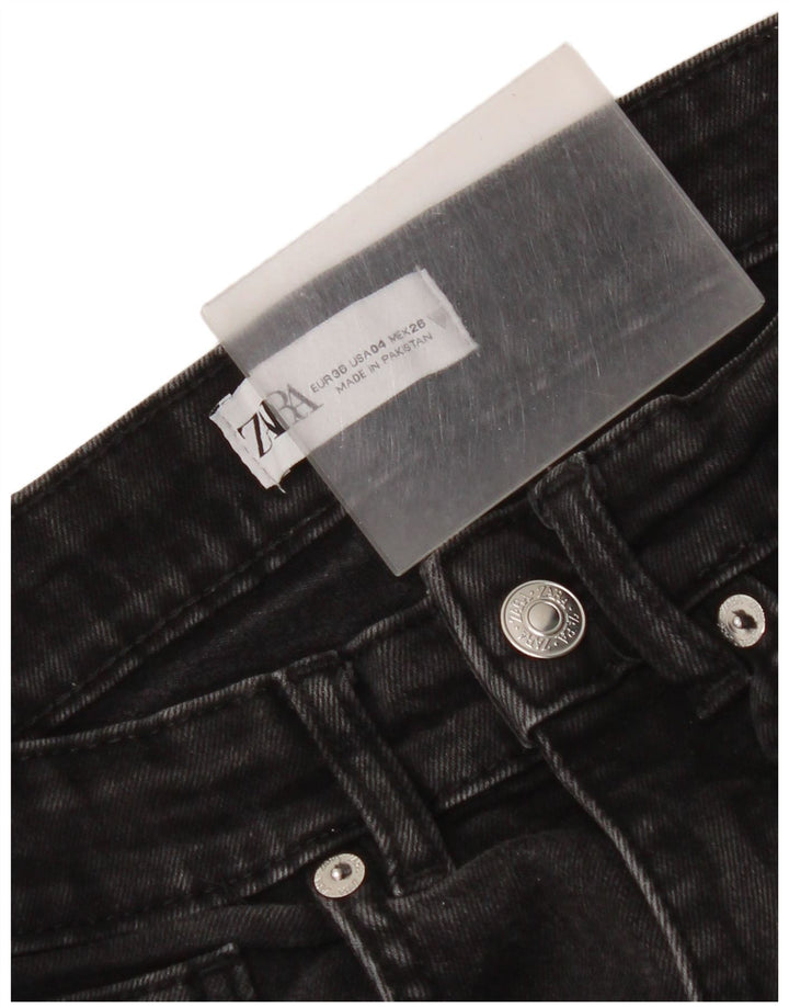 Zara Vaqueros Bootcut Mujer EU 36 XS W26 L25 Negro