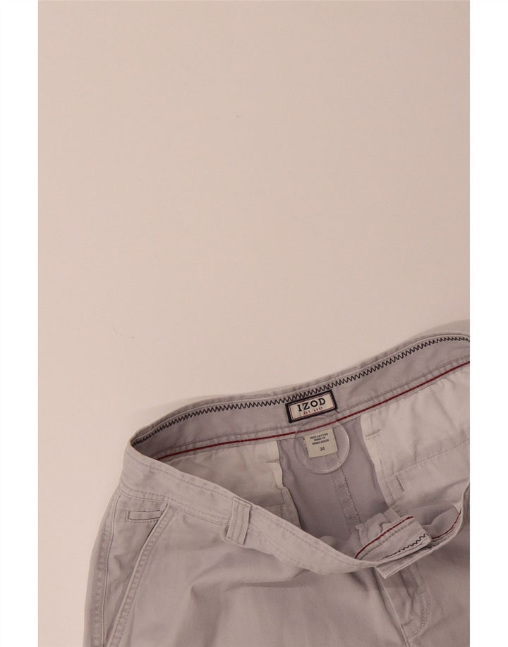 IZOD Mens Chino Shorts W34  Grey Cotton Vintage Izod and Second-Hand Izod from Messina Hembry 