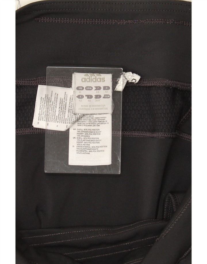 ADIDAS Womens Climacool Sport Shorts UK 16 Large Grey Polyester Vintage Adidas and Second-Hand Adidas from Messina Hembry 