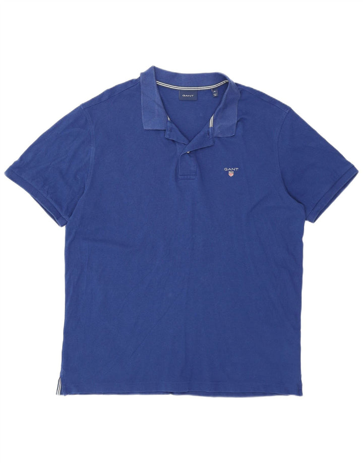 Gant Polo Hombre XL Azul Algodón