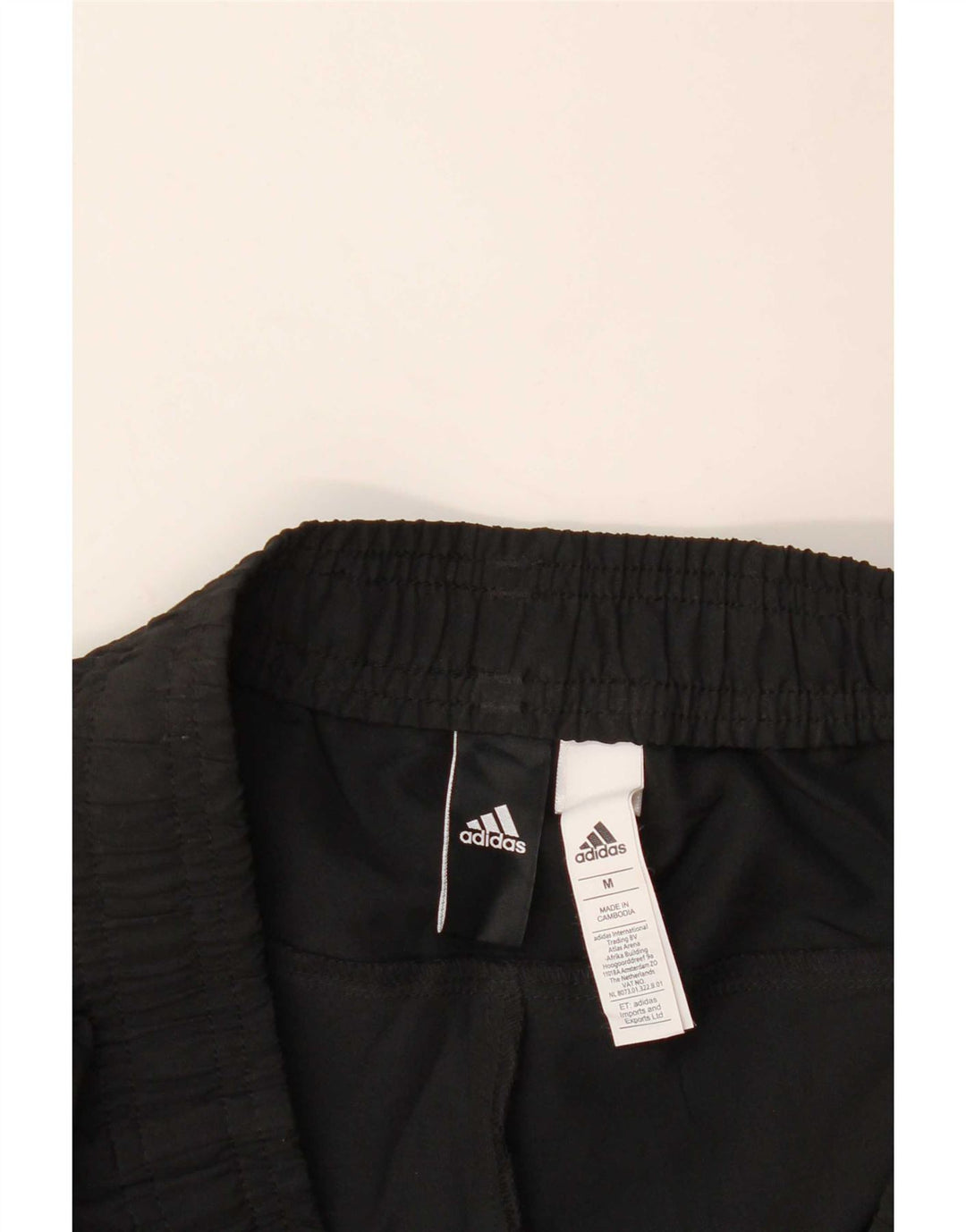 Adidas Hombre Pantalones De Chándal Joggers Medium Negro Poliéster