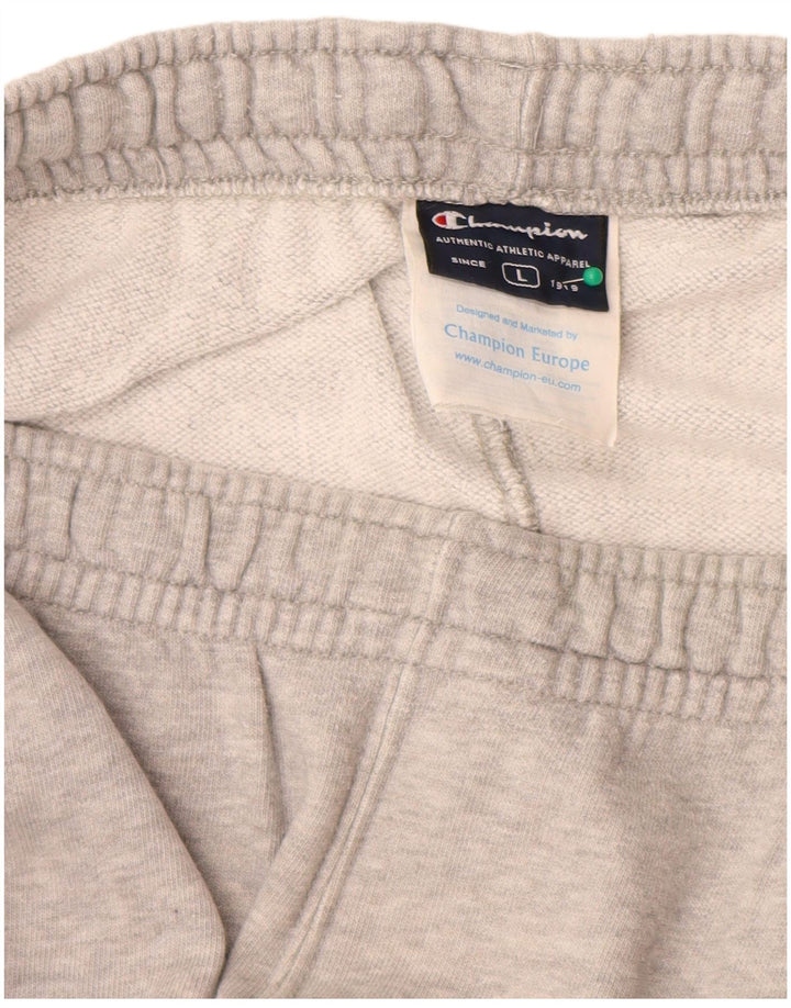 Champion Pantalones De Chándal Para Hombre Joggers Large Gris Algodón