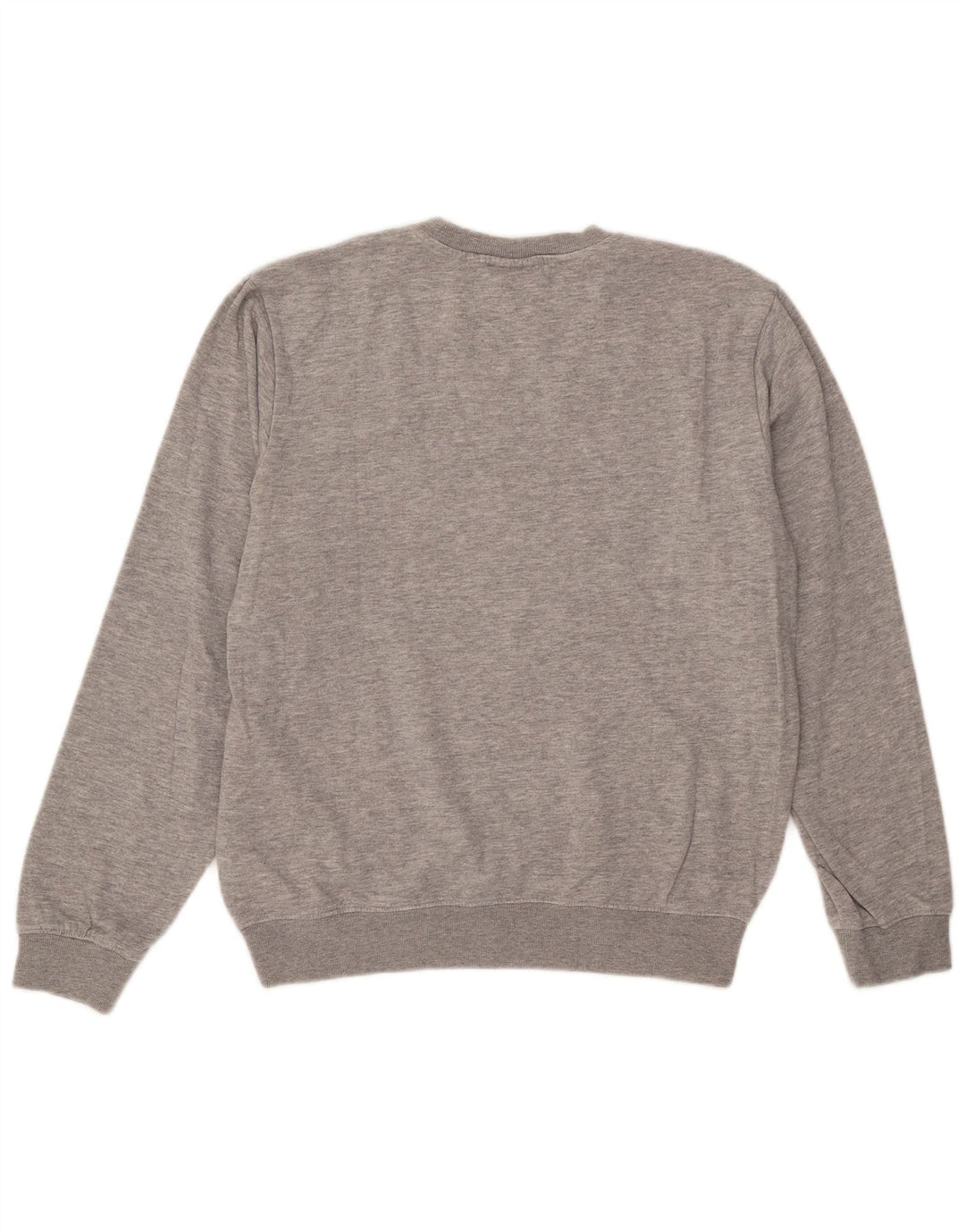 Kappa Hombre Sudadera Jumper Algodón Moteado Gris Medio