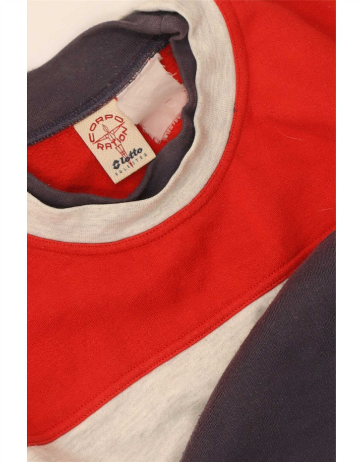 Lotto Hombre Sudadera Gráfica Jumper Large Multicolor Colorblock