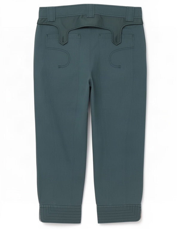 Roberto Cavalli Pantalones cortos para mujer IT 42 Medium W30 L26 Verde
