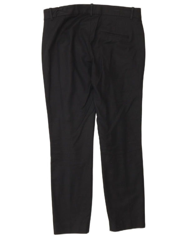 Zara Mujer Pantalones Casuales Slim EU 38 Small W28 L28 Negro
