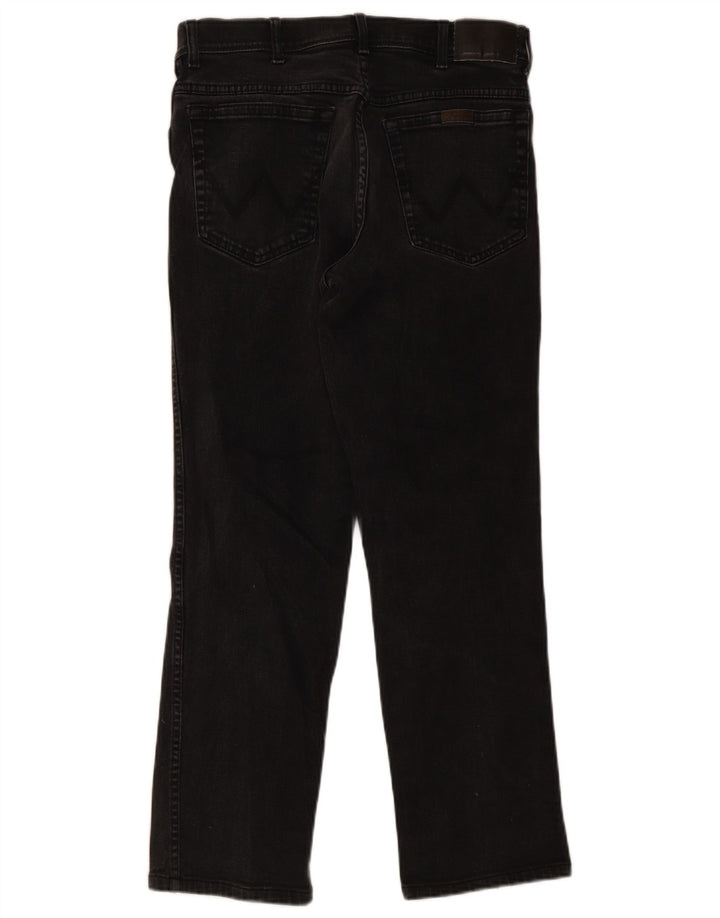 Wrangler Vaqueros rectos de corte regular para hombre W34 L32 Algodón gris
