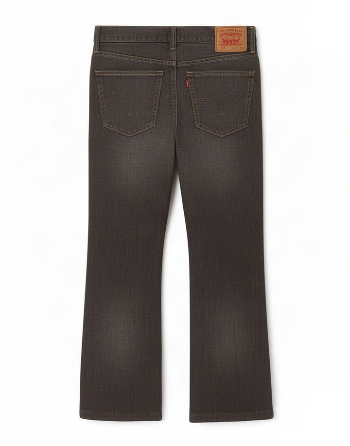 Levi's Hombre 527 Vaqueros Bootcut W32 L27 Algodón Gris