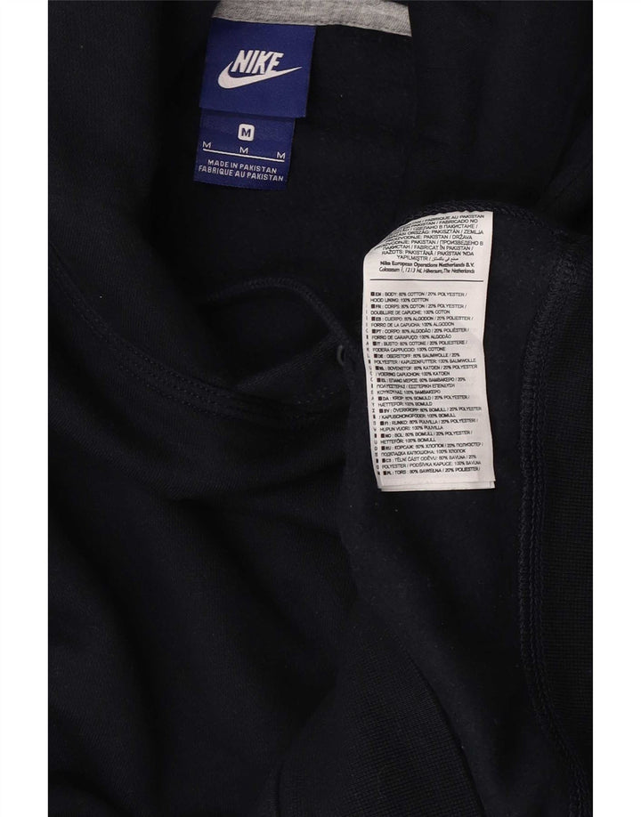 Nike Hombre Sudadera con capucha Jumper Medium Azul Marino Algodón