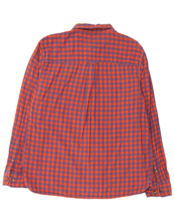 Camisa de hombre Fat Face XL Algodón a cuadros rojo