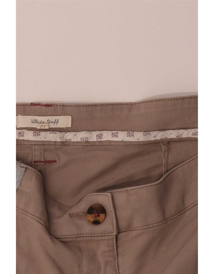 Pantalones cortos para mujer White Stuff UK 40 Medium W34 Algodón beige