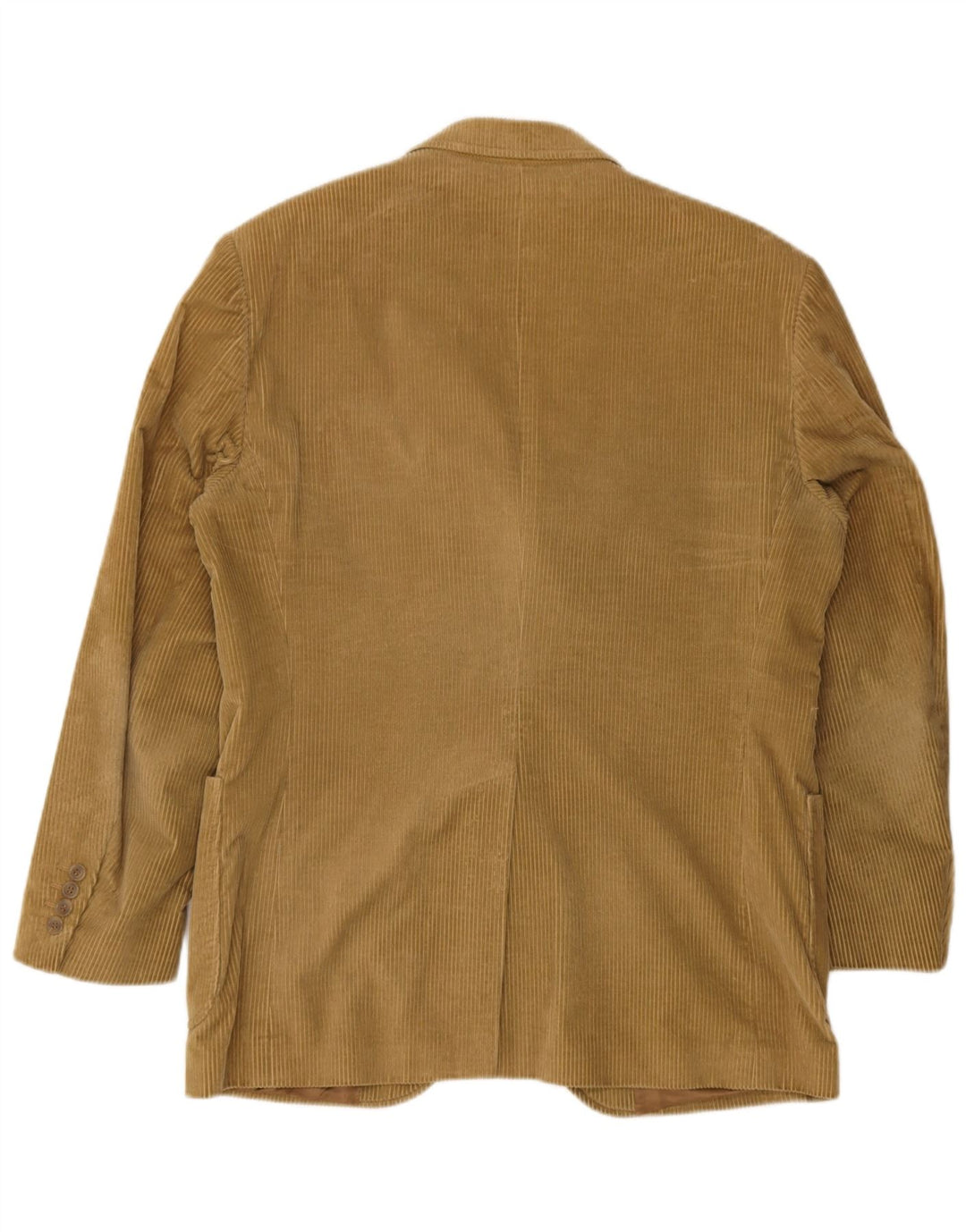 Paoloni Chaqueta Blazer De Pana De 3 Botones Para Hombre IT 50 Grande Algodón Beige