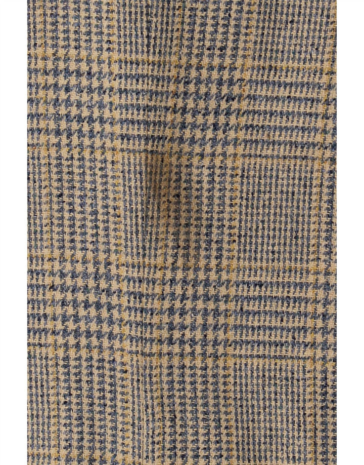 Burberrys Chaqueta tipo blazer de 3 botones para mujer Reino Unido 12 Pata de gallo azul medio