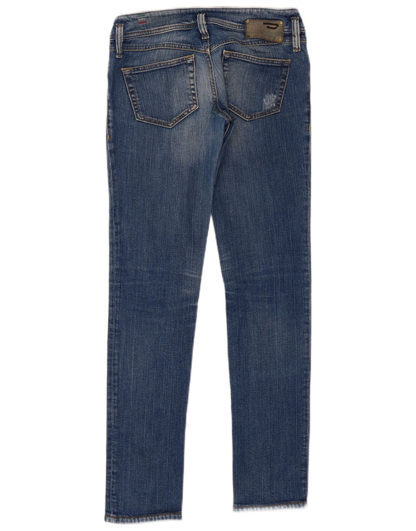 Diesel Mujer Matic Vaqueros Slim Desgastados W28 L32 Azul