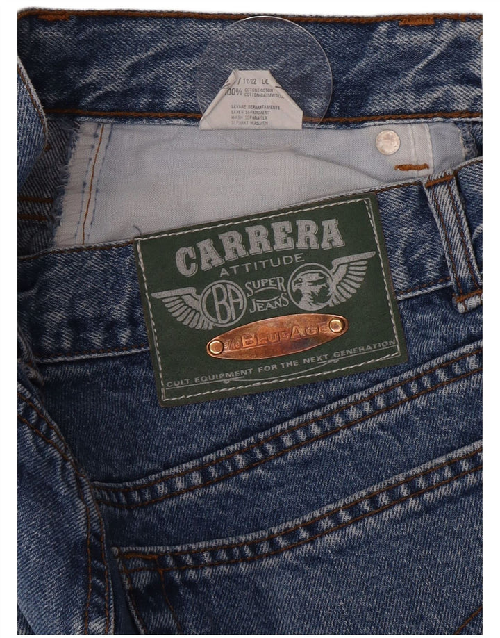 Vaqueros Carrera Mujer Rectos W31 L30 Azul Algodón