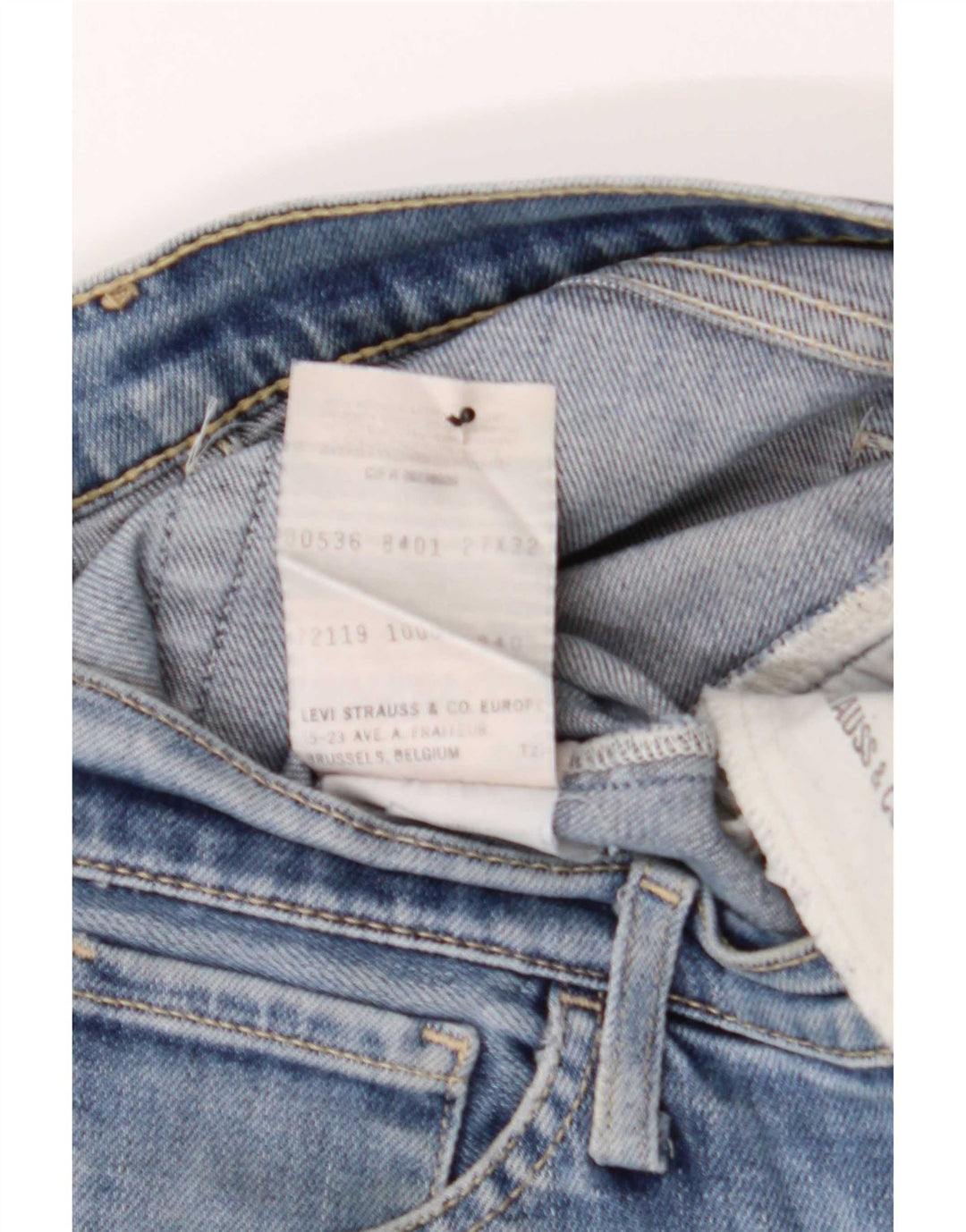 Vaqueros Levi's Mujer Slim W27 L32 Algodón Azul