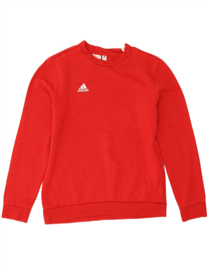 Adidas Sudadera para niño Jumper 13-14 años Rojo Algodón