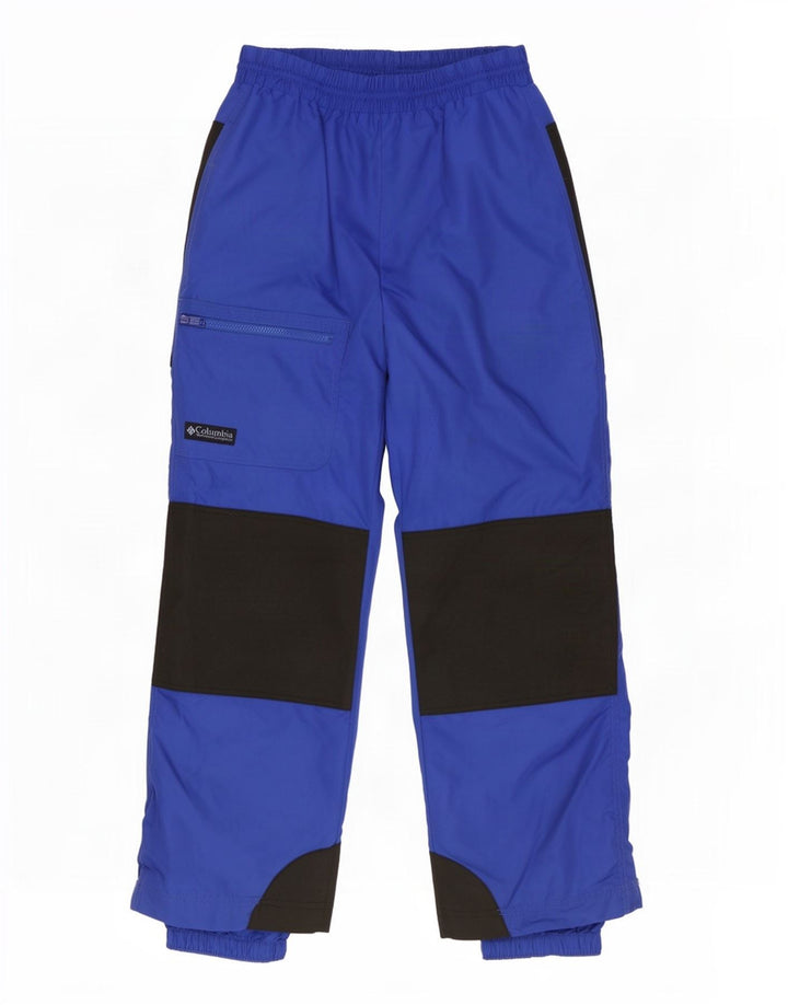 Columbia Pantalones De Esquí Para Hombre Nylon Color Block Azul Medio