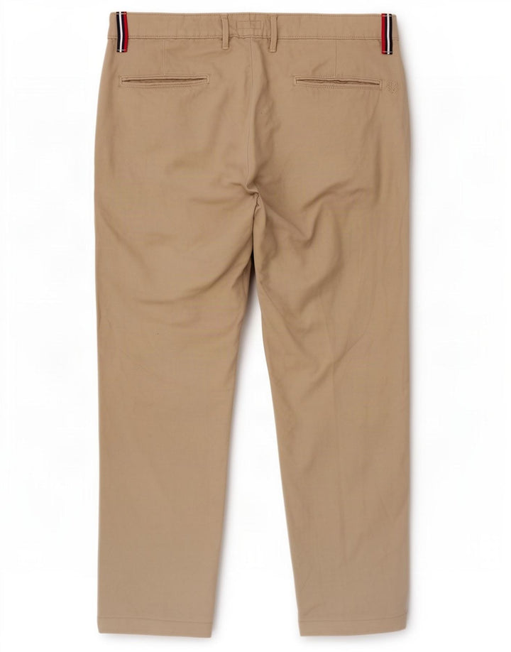 Pantalones Cortos Fred Perry Mujer W31 L25 Algodón Beige