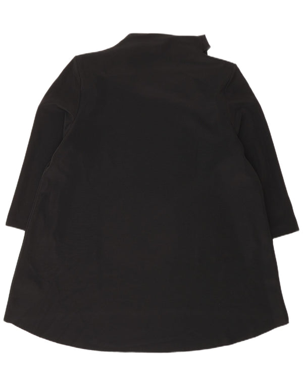 Cos Vestido túnica de manga 3/4 para mujer UK 44 Poliéster negro mediano