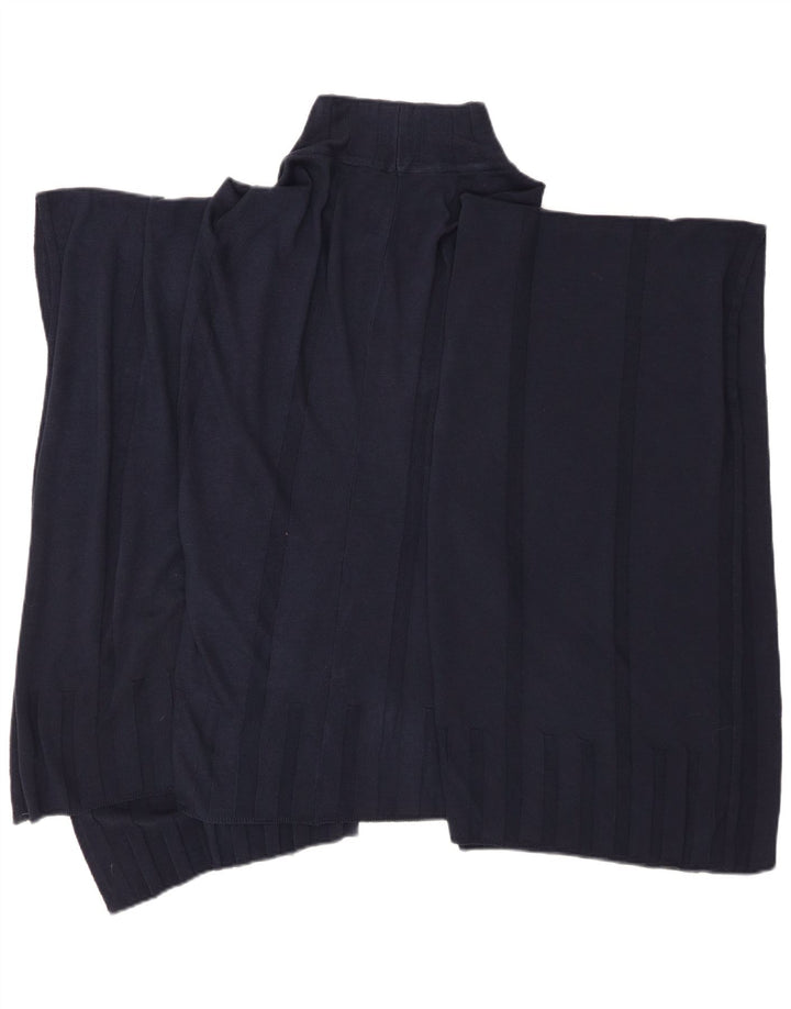 Marks & Spencer Jersey Poncho para Mujer Talla única Viscosa Azul Marino