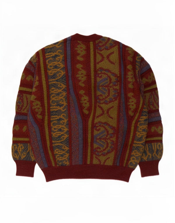 Umberto Vallati Jersey de cuello redondo para hombre IT 54 XL Multicolor