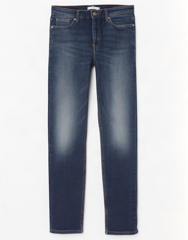 Tommy Hilfiger Vaqueros Rectos Rome RW para Mujer W27 L30 Algodón Azul